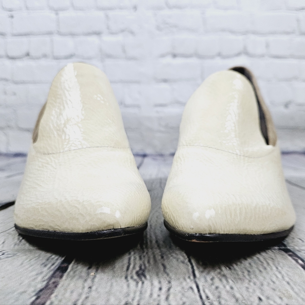 NAKED FEET | Sagitta patent & suede leather pointed toe heeled ankle booties - Picture 6 of 12